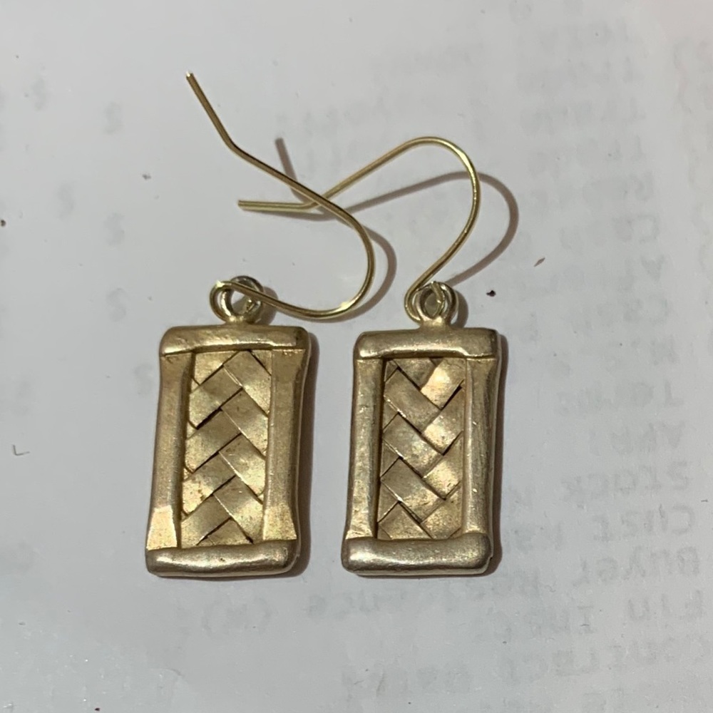 Goldtone earrings